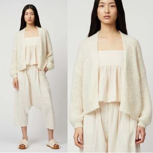 ATELIER DELPHINE Cora Alpaca Wool Cardigan Sweater
